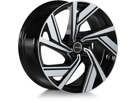 AC-521 8x 18 +35 5x112 AVUS 66,6 BLACK POLISHED